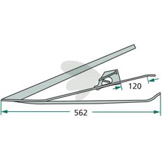 Akselløfter til Massey Ferguson D49040800, optimal ydeevne og holdbarhed.