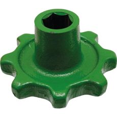 Kædehjul til returelevator, designet til optimal transport af materiale.