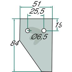 Endeklinge H33433 garanterer høj kvalitet for landbrugsudstyr.