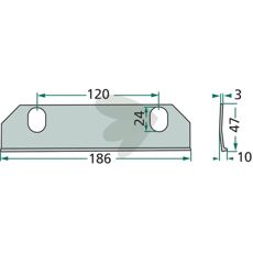 Styrvinkel N17R til præcise drejninger og smidig drift af traktorer.