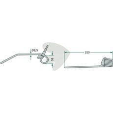 Riverpind Kuhn PZ 350 mm, tilbyder høj kvalitet og præcision.