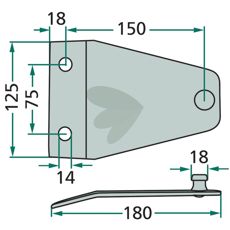 Knivbeslag 142438300, perfekt til professionel brug.