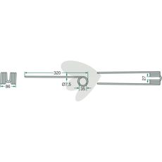 Lige rivepind creme, effektiv til lige jordbearbejdning og planering.