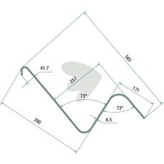 Riverpind John Deere, IMA La Rocca, 500 mm, til pålidelig anvendelse.