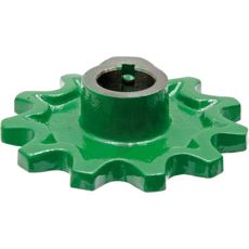 Kædehjul Z10027 til øvre fødehusaksel, sikrer effektiv drift.