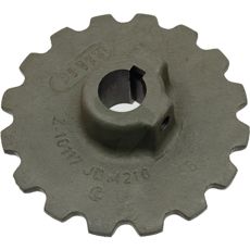 Kædehjul til kornelevator med 16 tænder, designet til pålidelig og effektiv drift.