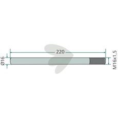 Finger med gevind Z26570, egnet til mange forskellige anvendelsesområder.