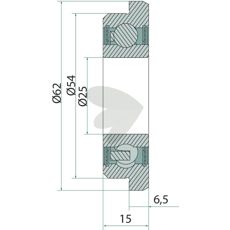 Kvalitetsstyrerulle 122249, til optimal styring og kontrol.