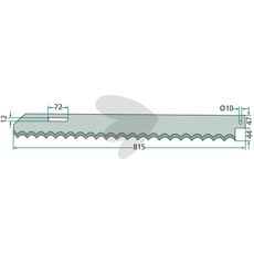 Robust kniv 23116 designet til at klare hårdt skærefunktioner.