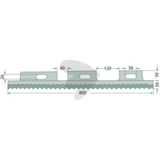 Kniv 28202502, udformet til maksimale resultater i landbrug og konstruktion.