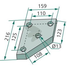 Kniv - 70-503, tilbyder optimal ydeevne og holdbarhed til forskellige landbrugsopgaver.