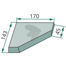 Kniv 70-513, robust design til optimal præstation i arbejdsopgaver.