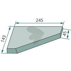 Kniv 70-515, ideel til barske arbejdsforhold og lang levetid.