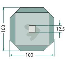 Kniv til foderblander - 70-288, optimeret til effektiv foderlevering.