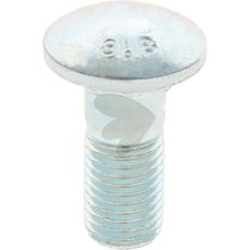 Flad rundskrue M12 x 30, perfekt til sikker montering inden for landbrug og byggeri.