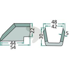 Modkniv 94689730, ideel til præcision og effektivitet i snitarbejde.