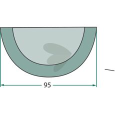 Specialkniv til fodervogn, som kan svejses, perfekt til tilpassede løsninger.
