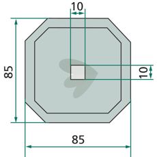Effektiv kniv til foderblander 70-261, perfekt til at håndtere forskellige fodermaterialer.