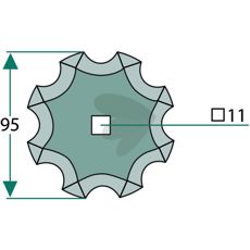 Kling af høj kvalitet, perfekt til forskellige skæreopgaver.