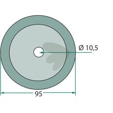 Kniv til foderblander 67598, sikrer jævn og effektiv fodringsproces.