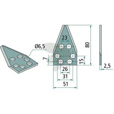 Modskær 73655, en effektiv del til præcision i skærearbejde.