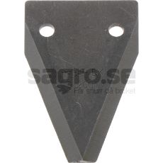 Glat kniv til foderkærre fra Jeulin, ideel til effektiv foderbehandling.