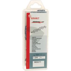 Savkæde med 72 led, 3/8" og 1,3mm til effektiv savning og træbearbejdning.