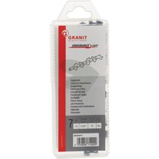 Bredt udvalg af savkæder, denne har 74 led og en tykkelse på 1,6mm.