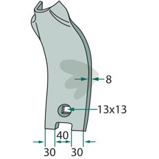 Delta landside og spidstykker til effektive traktoroperationer.
