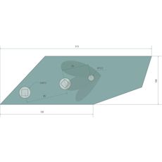 Højre spids 3363986, af høj kvalitet til traktoranvendelser.