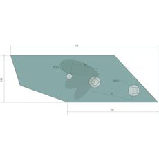 Venstre spids - 3363987, robust design for lang levetid.