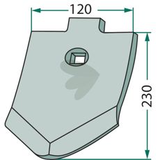 Pansret spids S 12 P tilbyder ekstra beskyttelse og holdbarhed til krævende opgaver.