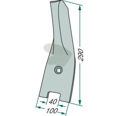 Mellemskær LB2 til traktorer, perfekt til præcisionsarbejde.