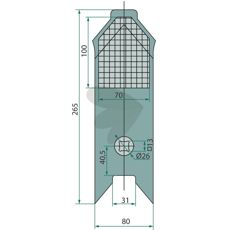 Spids K8P - 3374441 giver fremragende ydeevne til traktorudstyr.