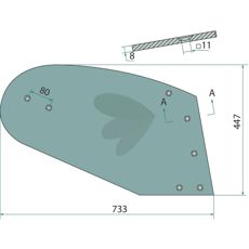 Vendeskive højre, produkt 3440718, optimerer maskinens ydeevne.