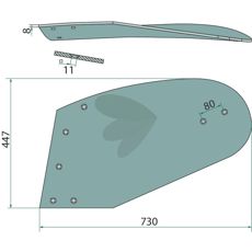 Vendeskive venstre 3440719, perfekt til professionel anvendelse.