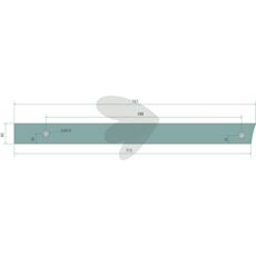 Skinne gitterplov nr.2 højre, optimal til landbrug med kvalitet.