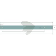 Gitterplov skinne nr.3, venstre, pålidelig og robust til pløjning.