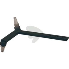 Robust skivebeslag 2x D450-SM9, for sikker tilslutning.