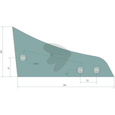 Vendeskivebryst venstre - 27010702, til optimal funktion i landbruget.