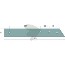 Skinne gallerplov højre nr. 1 - 27590301, perfekt til alle typer arbejde.