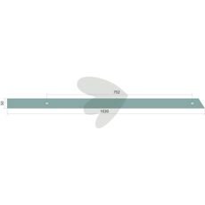 Højre gallerplovsskinne nr. 3, perfekt til effektiv pløjning i hårde forhold.