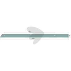 Skinne gallerplov venstre, nr. 3, høj kvalitetsdel til traktorer og landbrugsmaskiner.