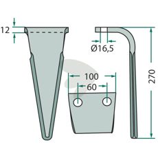 Rotorharvetand Frost og Feraboli, designet til robust og pålidelig ydeevne.