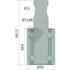 Effektiv leje til trykrulle, ideelt til brug i landbrugsmaskiner.