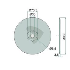 Skiveharv 400840, designet til holdbarhed og effektivitet i arbejde.
