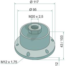 Komplet lejeløsning for 23246700, optimerer maskinfunktionerne.