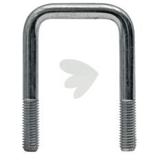 U-bøjle M12x50x50mm ideel til forskellige monteringsbehov.