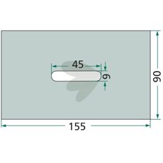Lely plastskrabermodel 0115, designet til flere anvendelsesområder.