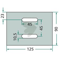 Skraberplade Feraboli til flere modeller, perfekt til effektivt arbejde.